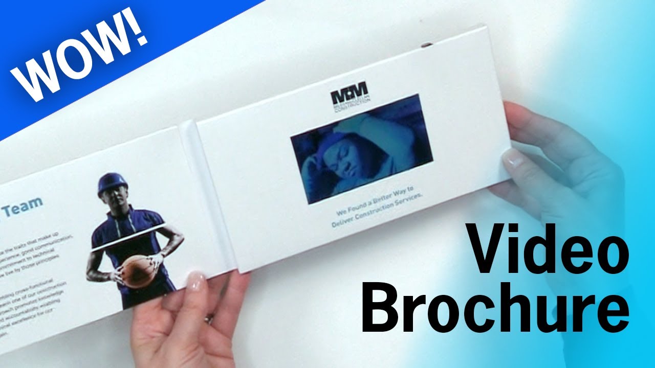 Video brochure editing services for digital marketing and product presentation