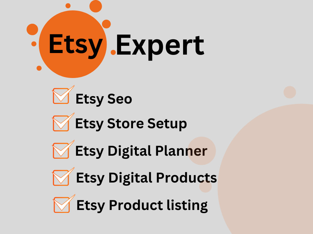 Etsy Shop Setup Service | Branding, SEO, Banner Design, Product Listings in Pakistan